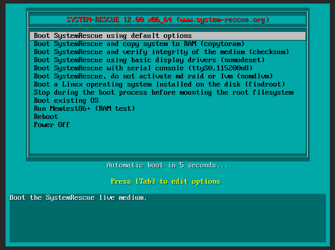 VNС режима восстановления VNС режима восстановления