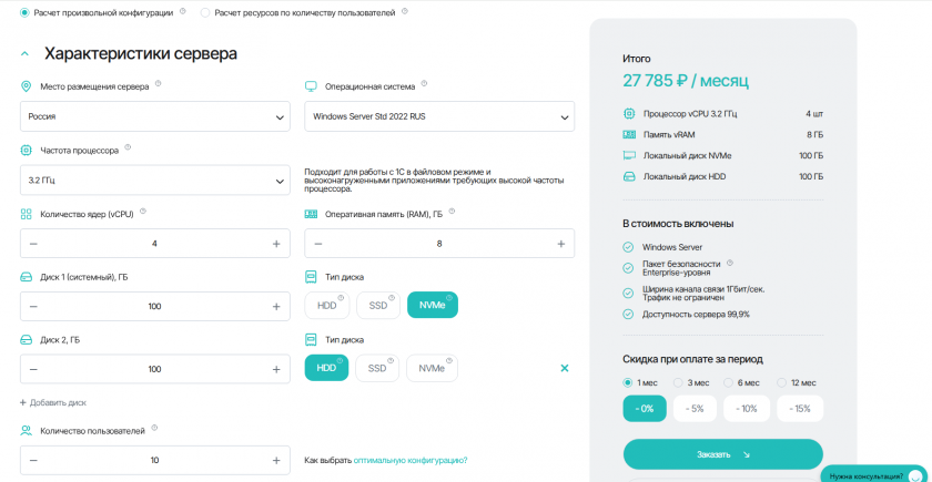 Произвольная конфигурация Произвольная конфигурация