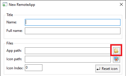 Настройки приложения RemoteApp Настройки приложения RemoteApp