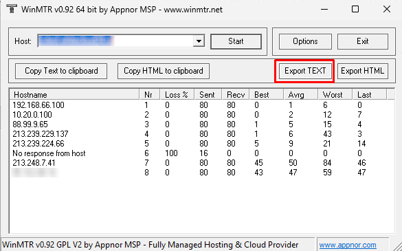 Export TEXT Export TEXT