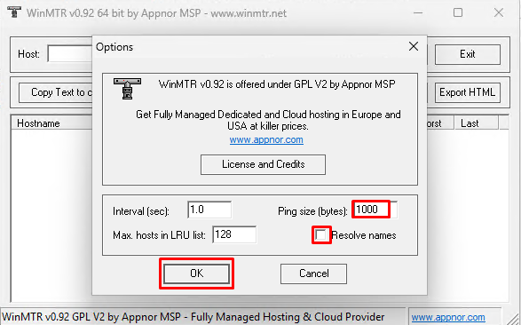 Изменить настройки Изменить настройки